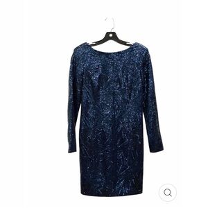 Alice & Trixie  Angela George Navy Sequin Ensemble Party Holiday Dress